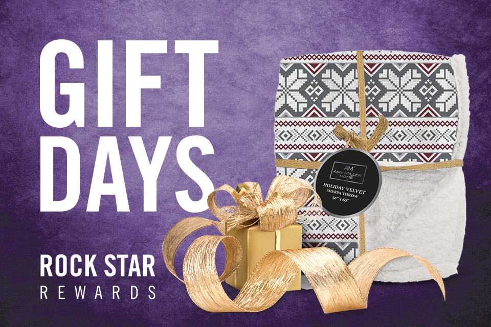 rock star rewards gift days