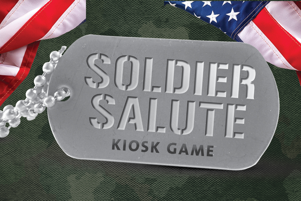Soldier Salute Kiosk Game - Service Members Only